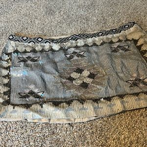 Allsaints - sequence mini skirt